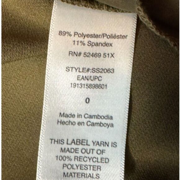 SCOOP Olive Green Pleated Trousers – NWT - Picture 4 of 5